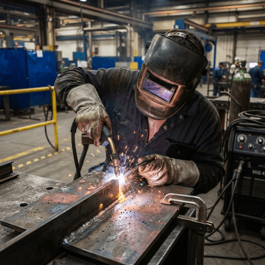 ARC Welders manpower supplied by Dharm Manpower Solution